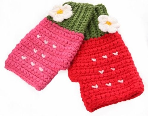 Strawberry Mittens