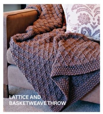 Lattice and Basketweave Throw