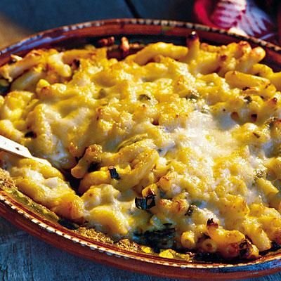 Roasted Poblano Peppers and a Trio of Cheeses