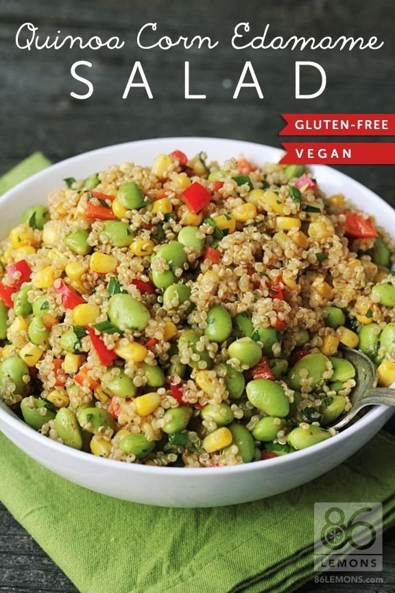 Quinoa Corn Edamame Salad