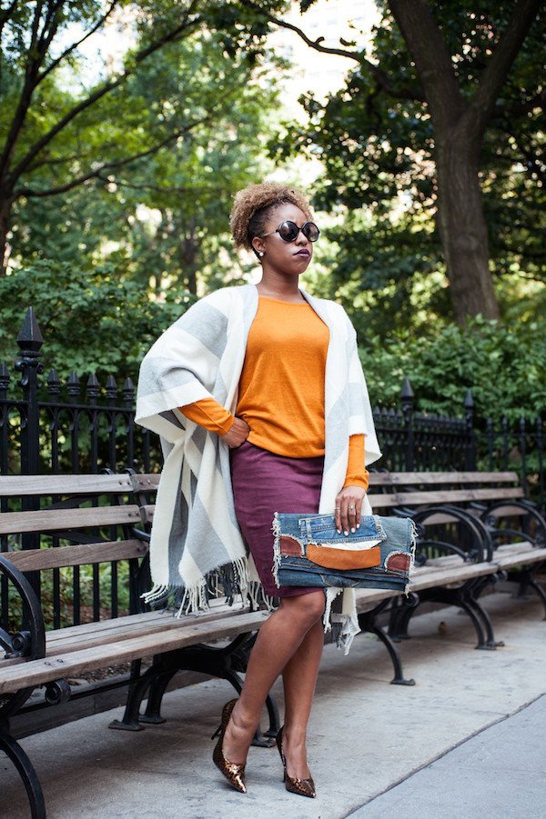 A Denim Clutch