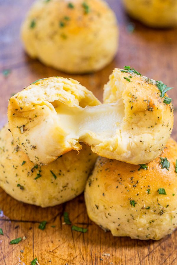 Garlic Cheese Bombs