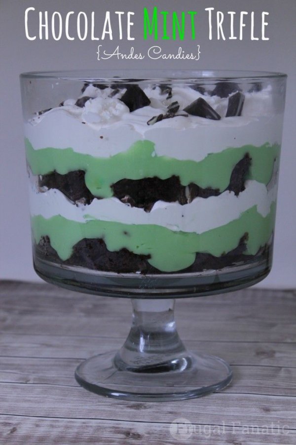 Chocolate Mint Trifle