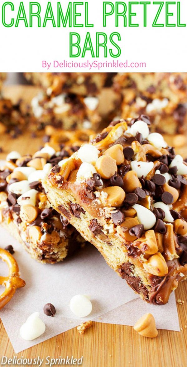 Indulge in These Caramel Pretzel Bars