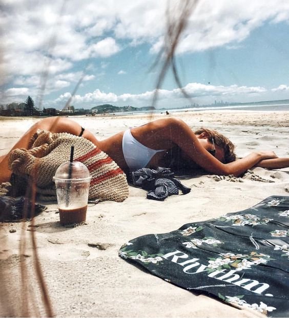 sun tanning, beach, sea, vacation, swimwear,