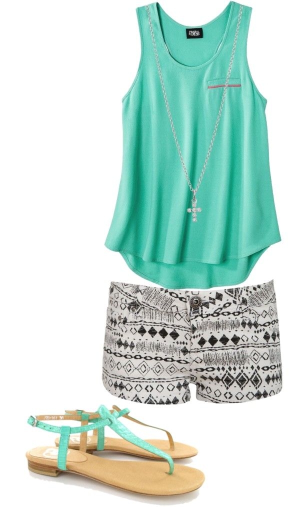 Graphic Print Shorts