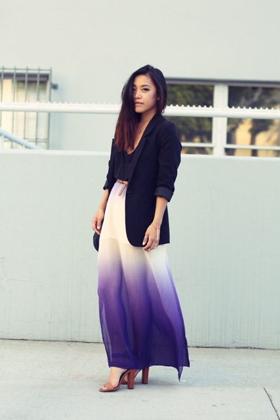 Gorgeous Ombre Maxi Skirt