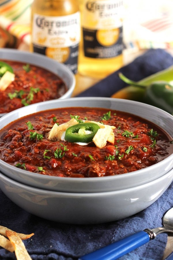 Slow Cooker Sweet and Spicy Chili