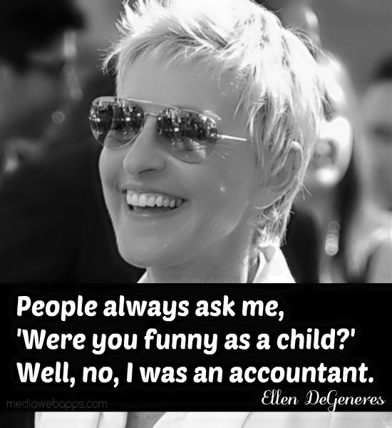 7 Hilarious Quotes from Ellen Degeneres about Life