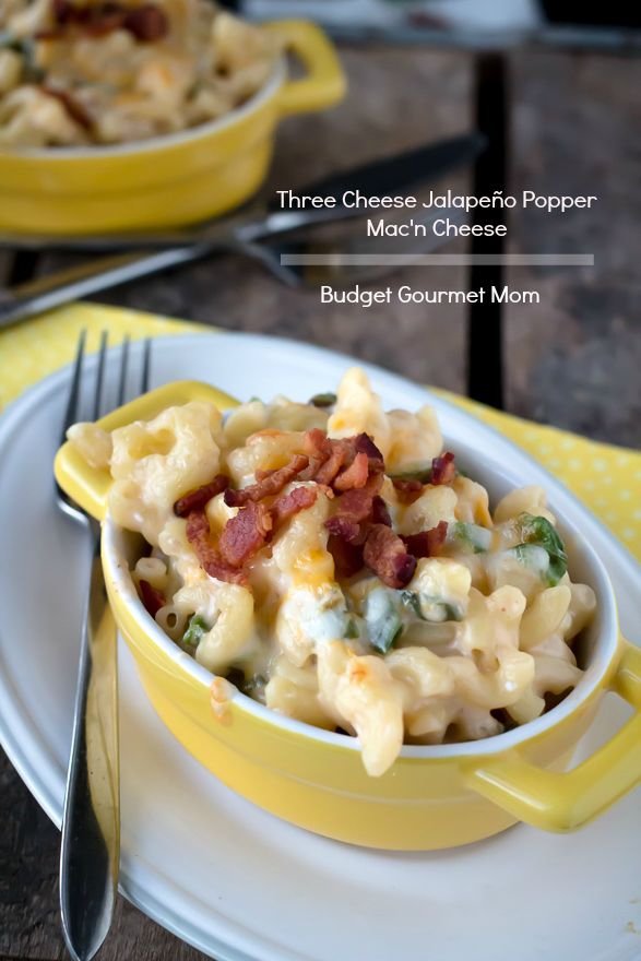 Three Cheese Jalapeño Popper Macaroni and Cheese