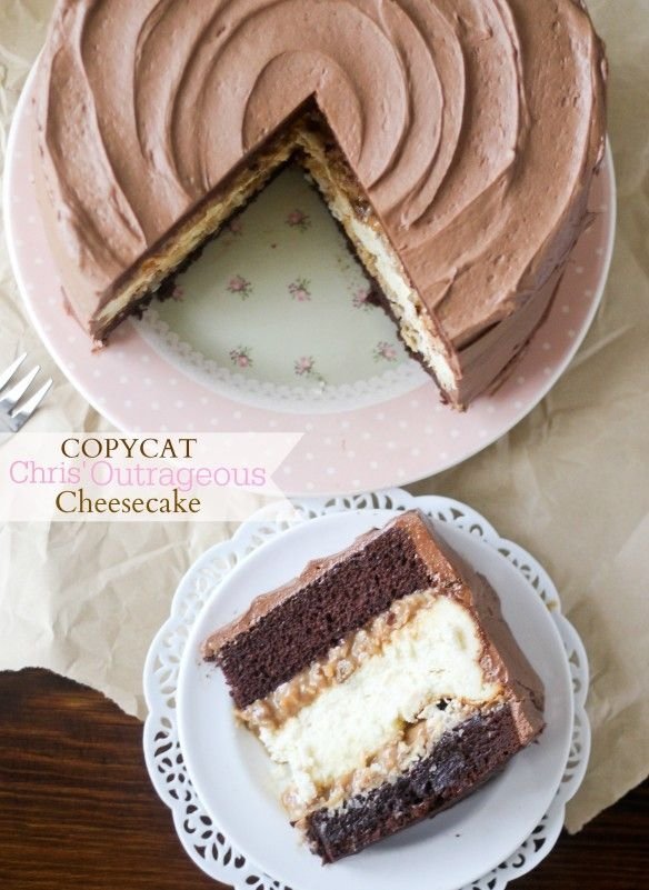 Copycat Chris’ Outrageous Cheesecake Confessionsofacookbookqueen.com