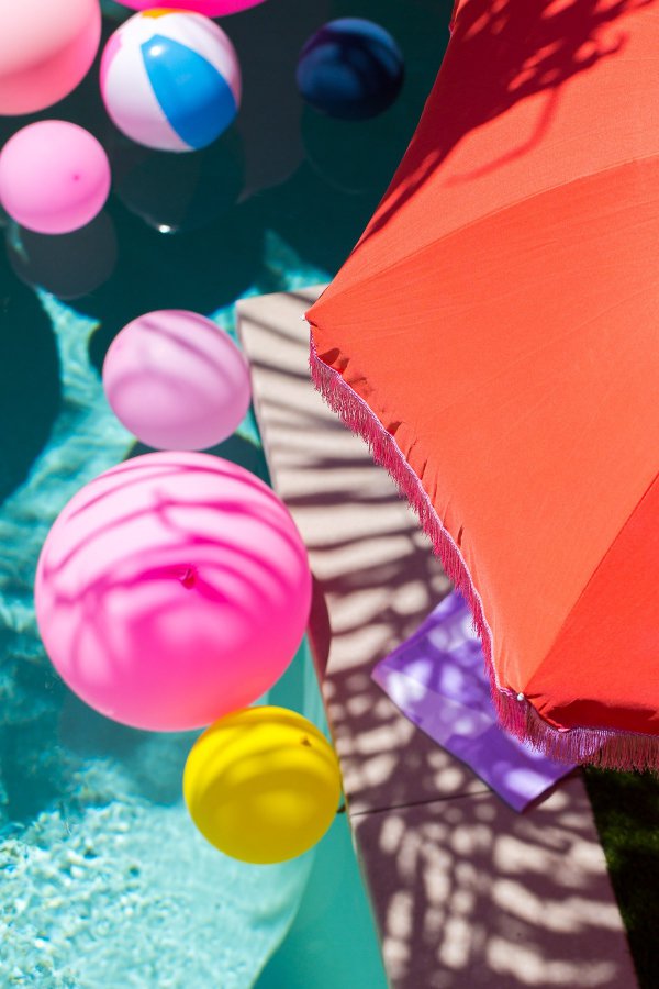 color, red, pink, yellow, balloon,