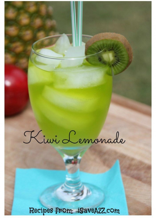 Homemade Kiwi Lemonade