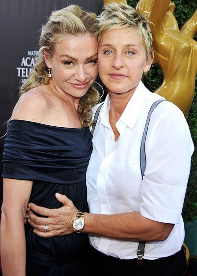 Ellen DeGeneres and Portia De Rossi