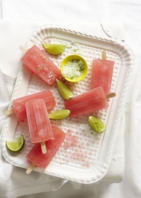 Blood Orange Margarita Popsicles