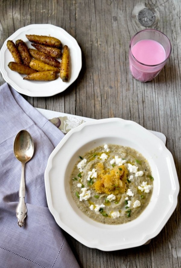 Roasted Acorn Squash and Garlic Mash