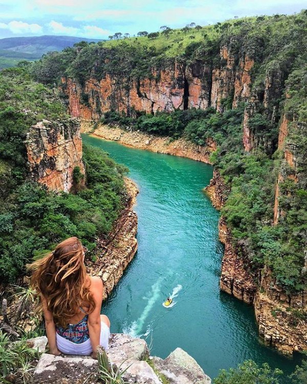 spring, river, formation, bay, vacation,