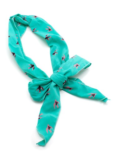 Bird Print Bow Tie