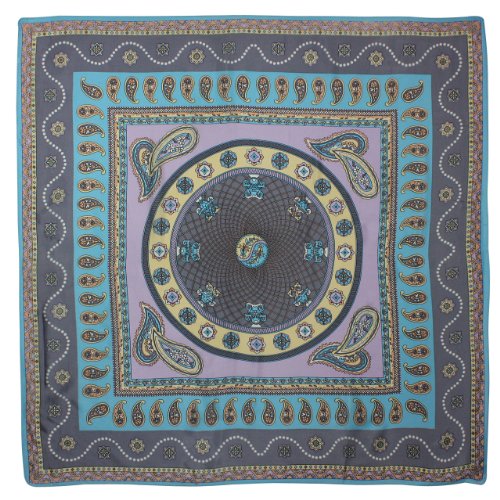 Charmeuse Silk Paisley Scarf