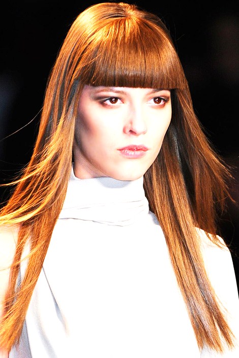 Heavy, Blunt Cut Fringe