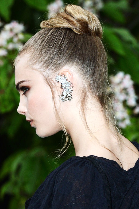 Cara Delevingne's Classy Ballet Bun