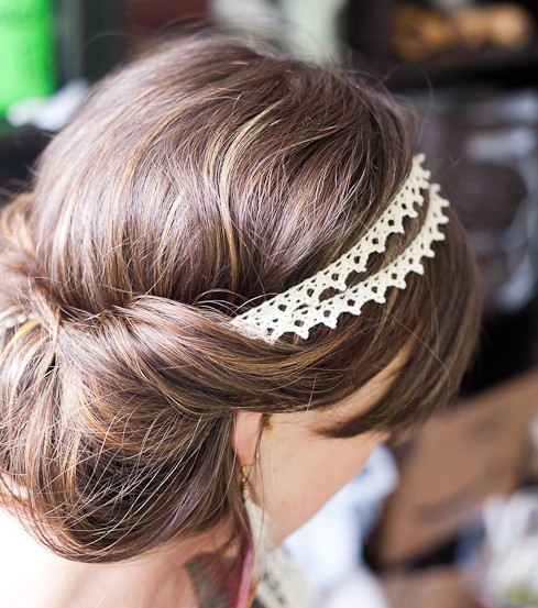 Retro Headband Updo