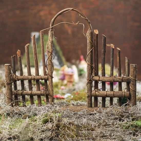 Twig Garden Gate