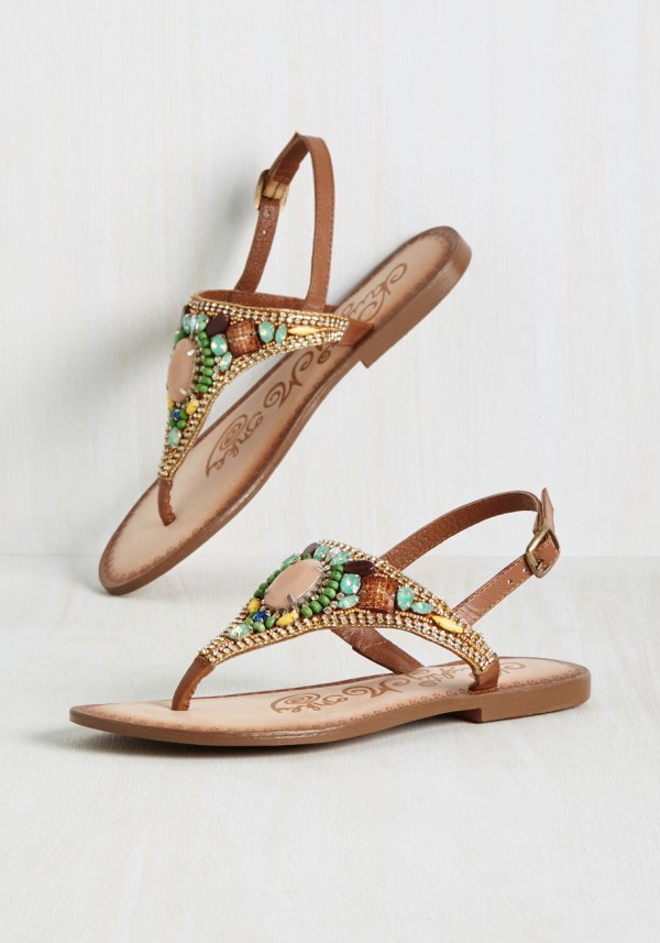 Business before Treasure Sandal