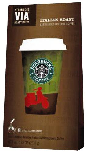 Starbucks via Ready Brew Instant Coffee Italian Roast Extra Bold