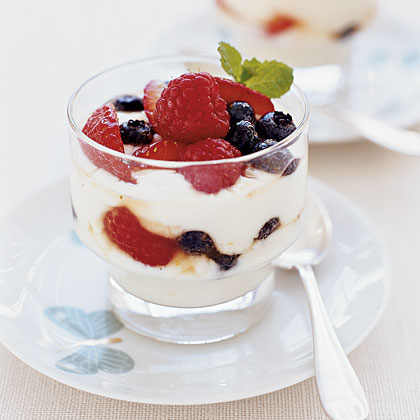 Vanilla-Lemon Berry Parfaits