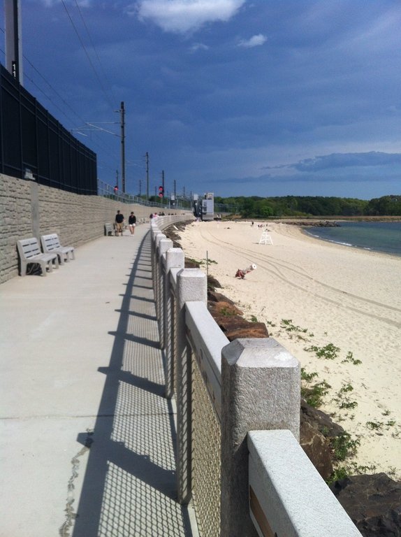 boardwalk, walkway, shore, coast, sea,