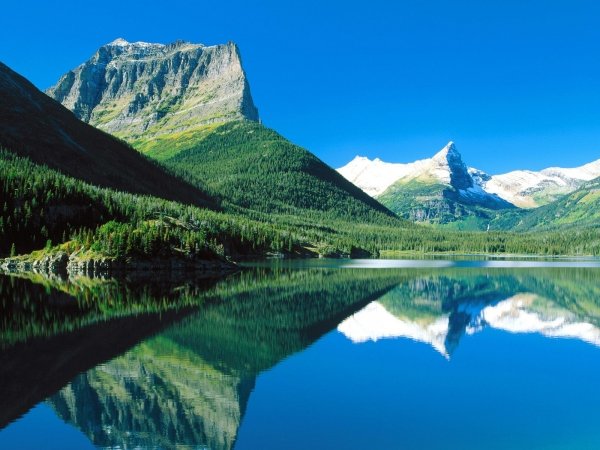 Kintla Lake Campground, Glacier National Park, Montana