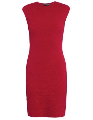 Alexander McQueen 3D Jacquard Knit Dress