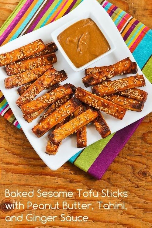 Baked Sesame Tofu Sticks