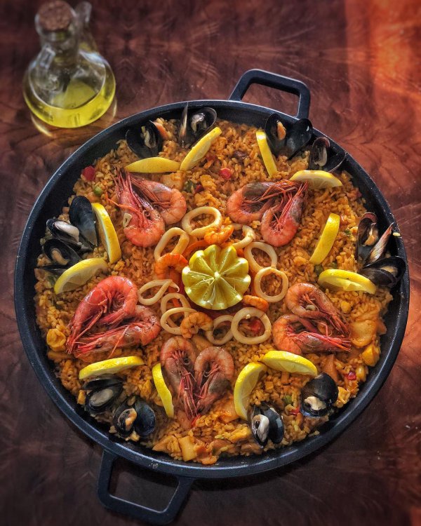 Dish, Cuisine, Food, Paella, Ingredient,