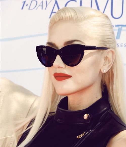 Gwen's Side Part Slickness