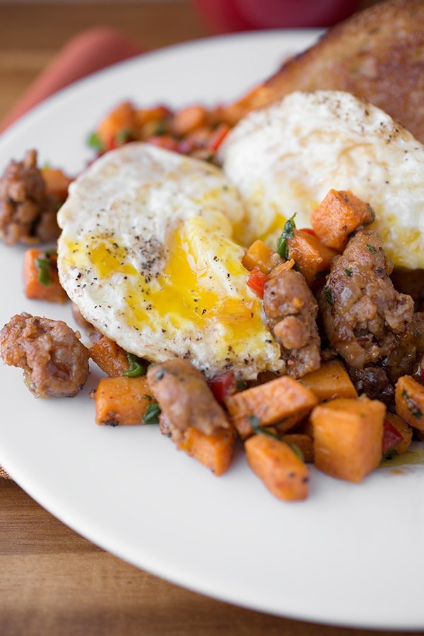 Sausage and Sweet Pepper Hash