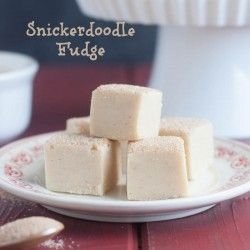 Snickerdoodle Fudge