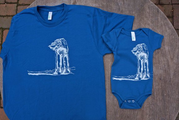 TypsyGypsyTees Organic Tee Shirt and Baby Onesie Gift Set