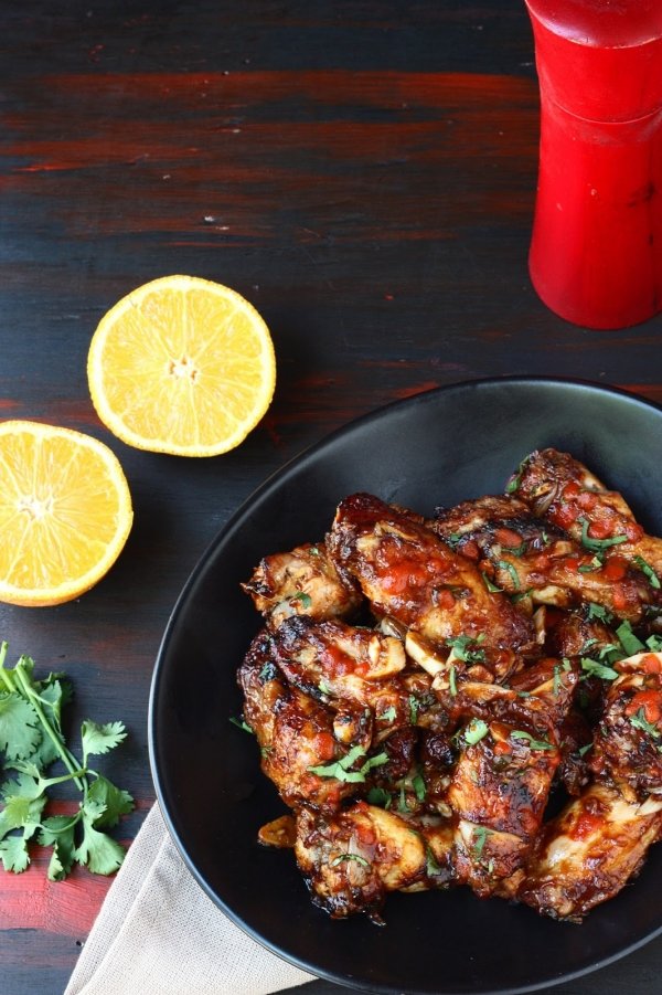 Sweet and Spicy Chicken Wings