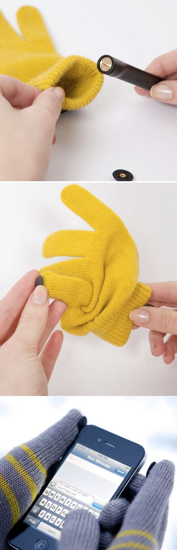 Make Your Winter Gloves Smartphone-friendly