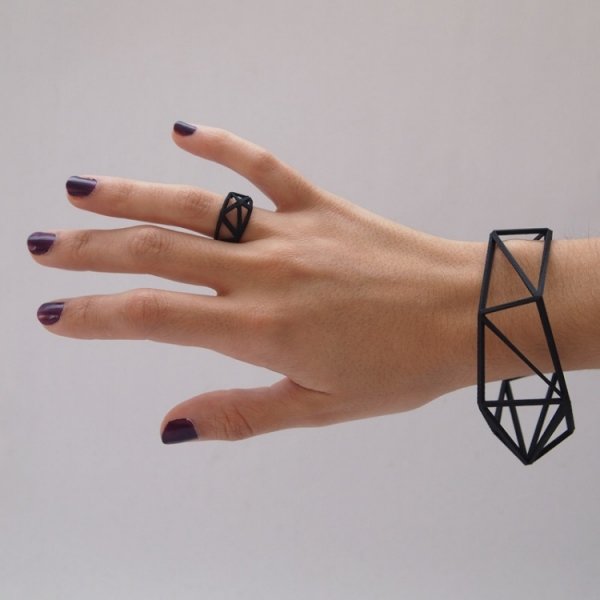 Geometric Ring and Bangle