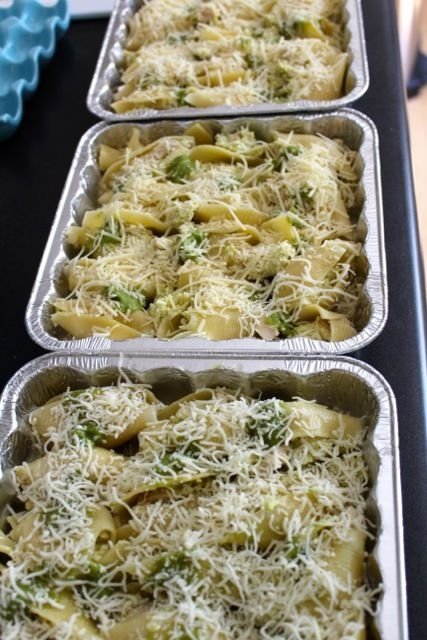 Pesto Chicken Stuffed Shells