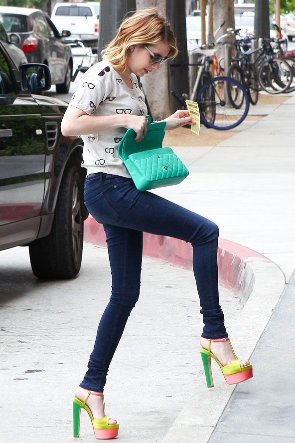 Casual Outfit + Heels