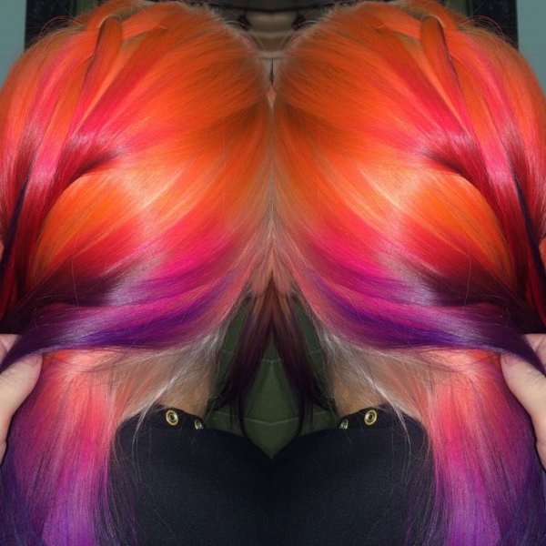 Northern Lights Hair by Ursula Goff