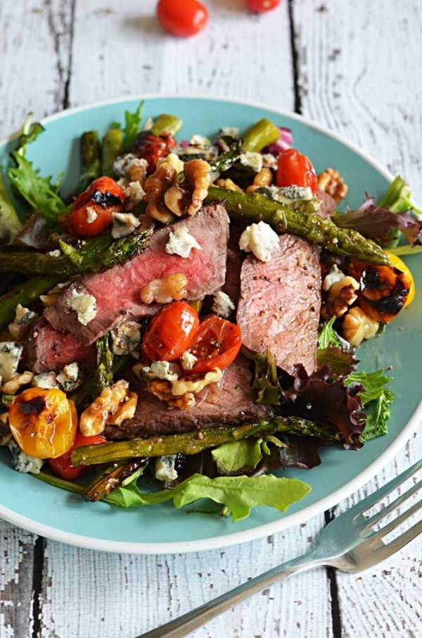 Warm Balsamic Steak and Vegetable Medley