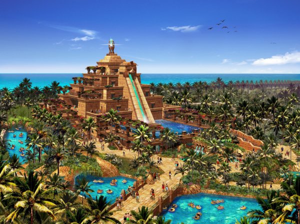 Aquaventure Waterpark in Dubai, UAE