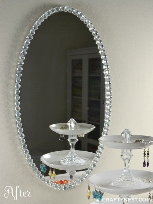 Beaded Mirror