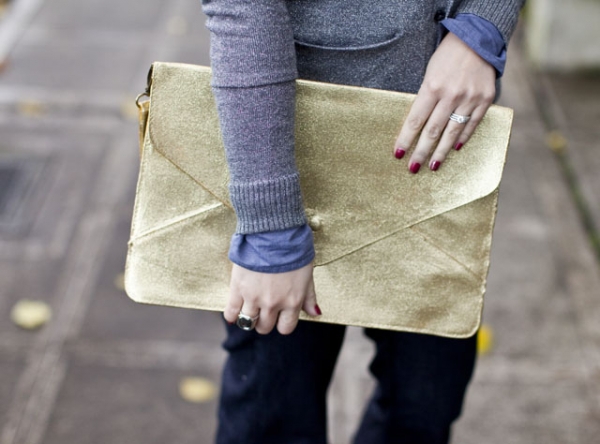 Customize a Clutch with Glitter