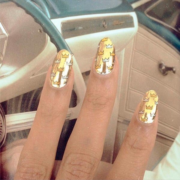 Metallic Gold Crowns